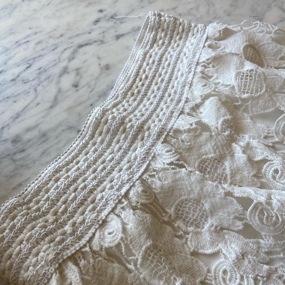 White Embroidered Skirt - Picture 3 of 5